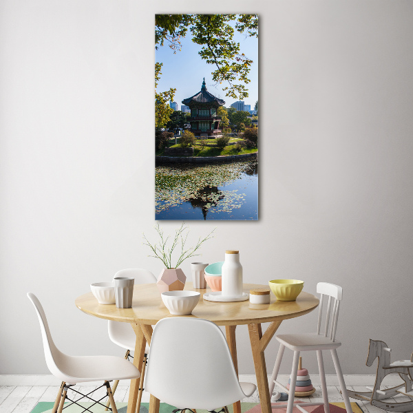 Verticale glasfoto Zuid-Korea