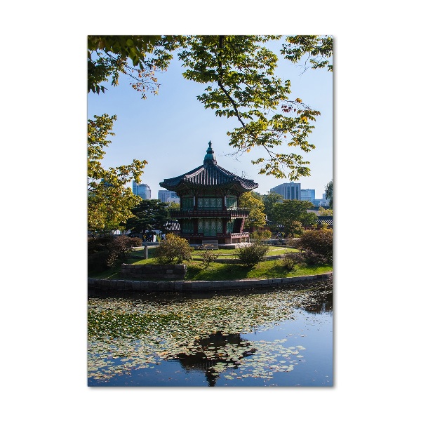 Verticale glasfoto Zuid-Korea