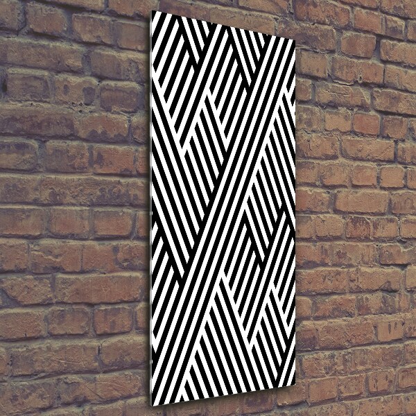 Verticale glasfoto Geometrische achtergrond