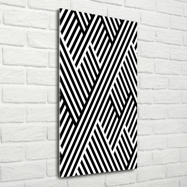 Verticale glasfoto Geometrische achtergrond