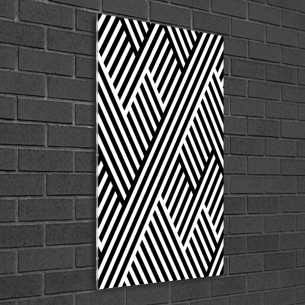 Verticale glasfoto Geometrische achtergrond