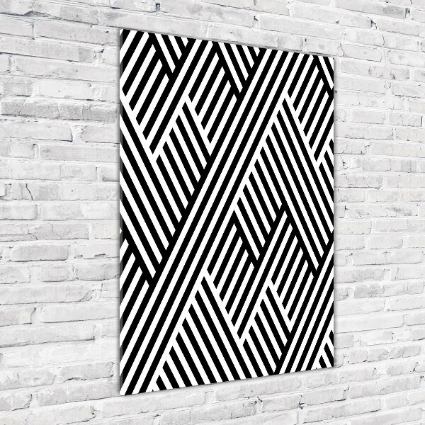 Verticale glasfoto Geometrische achtergrond