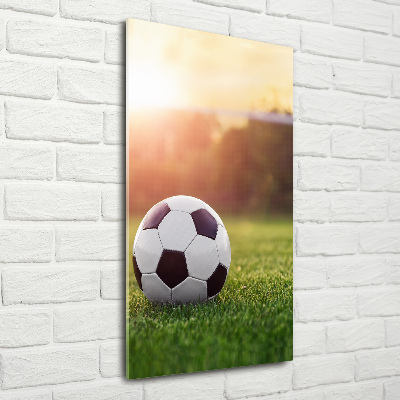 Verticale foto op glas Voetbal