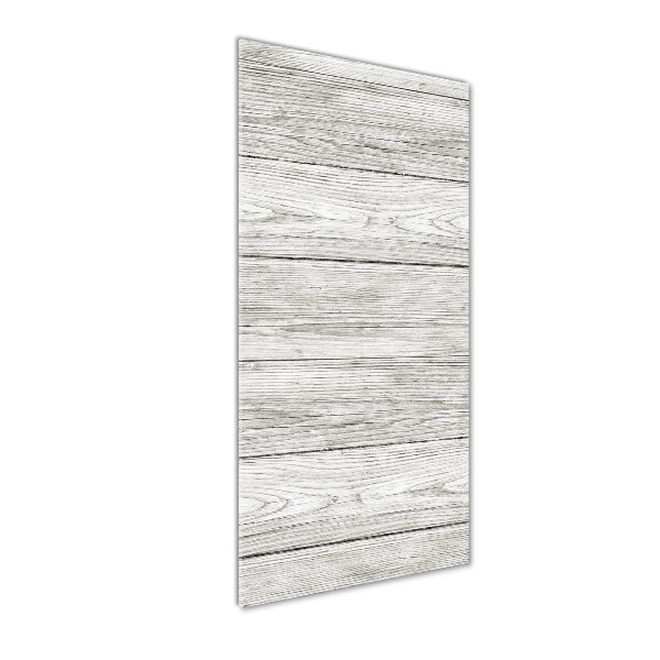 Verticale glasfoto Houten achtergrond