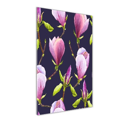 Verticale foto op glas Magnolia