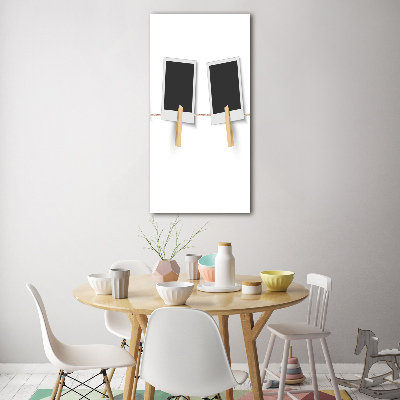 Verticale glasfoto Fotolijsten