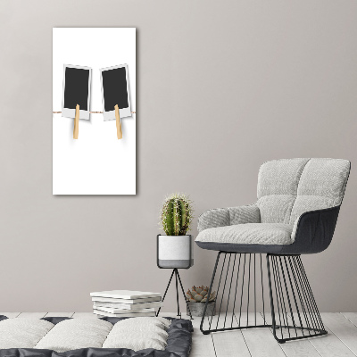 Verticale glasfoto Fotolijsten