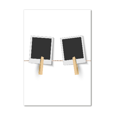 Verticale glasfoto Fotolijsten