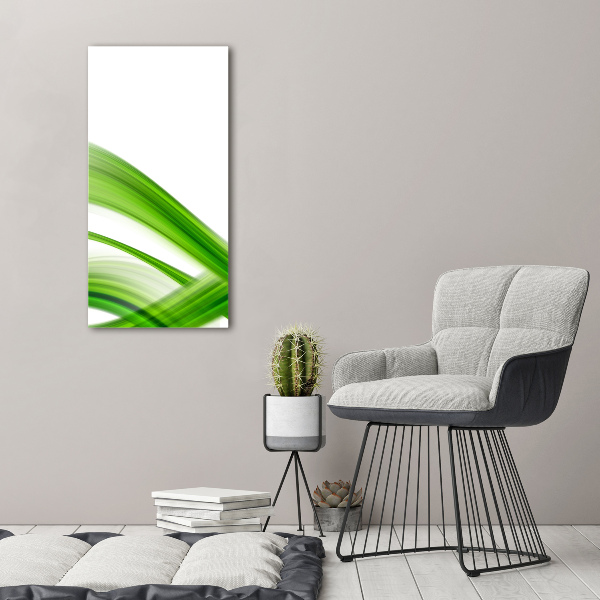 Verticale foto op glas Abstracte golf