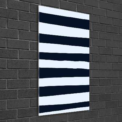 Verticaal glasschilderij Gestreepte achtergrond