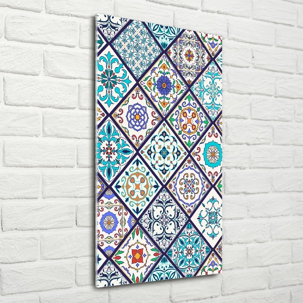 Verticale foto op glas Keramische tegels