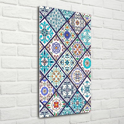 Verticale foto op glas Keramische tegels