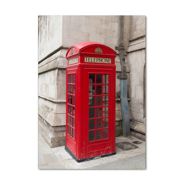 Verticale glasfoto Londen