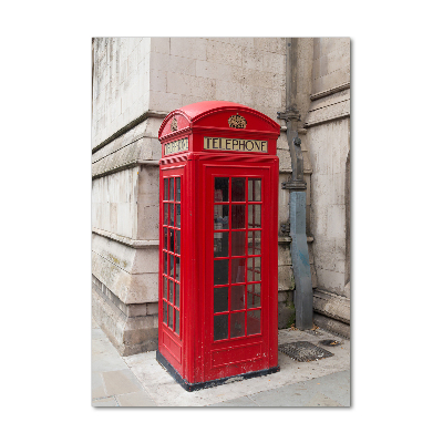 Verticale glasfoto Londen