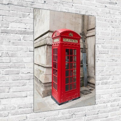 Verticale glasfoto Londen