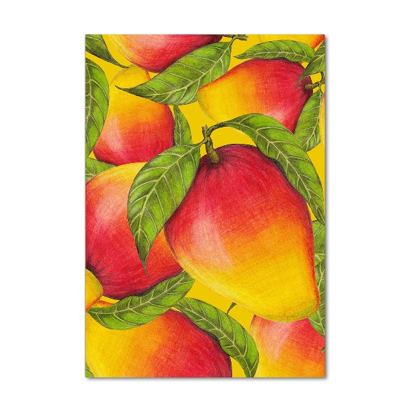 Verticale glasfoto Mango