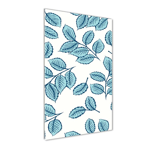Verticale foto op glas Bladeren