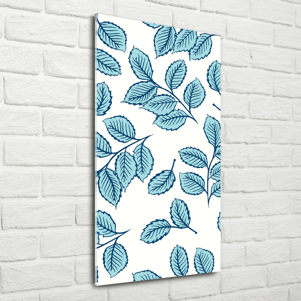Verticale foto op glas Bladeren