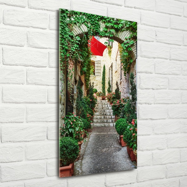 Verticale foto op glas Straten van Frankrijk