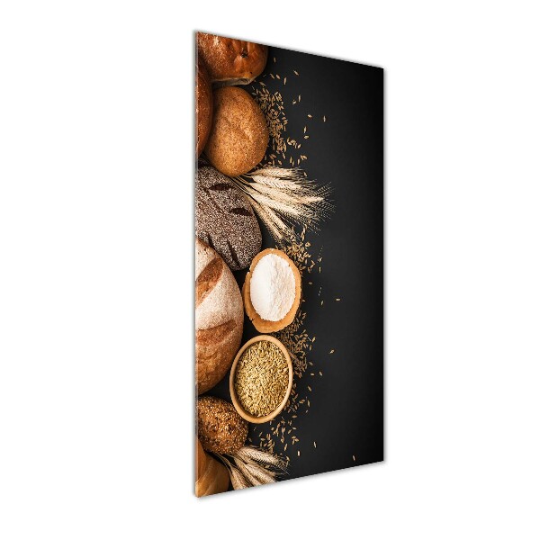 Verticale glasfoto Brood