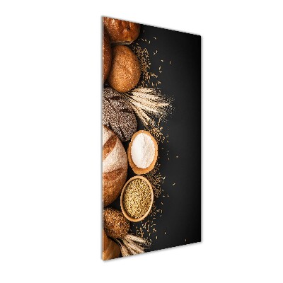 Verticale glasfoto Brood