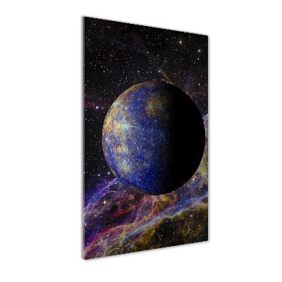 Verticaal glasschilderij Kwik