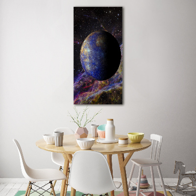 Verticaal glasschilderij Kwik