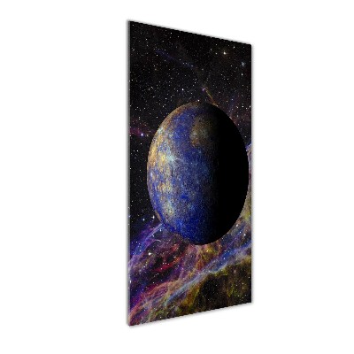 Verticaal glasschilderij Kwik