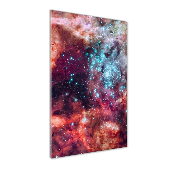 Verticale foto op glas Magellaanse Wolk