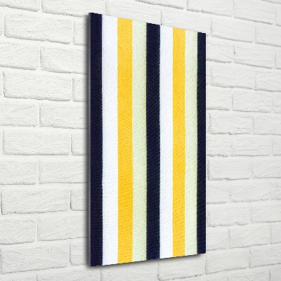 Verticale glasfoto Gestreepte achtergrond