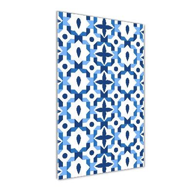 Verticale glasfoto Geometrische achtergrond