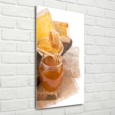 Verticale glasfoto Honingraten