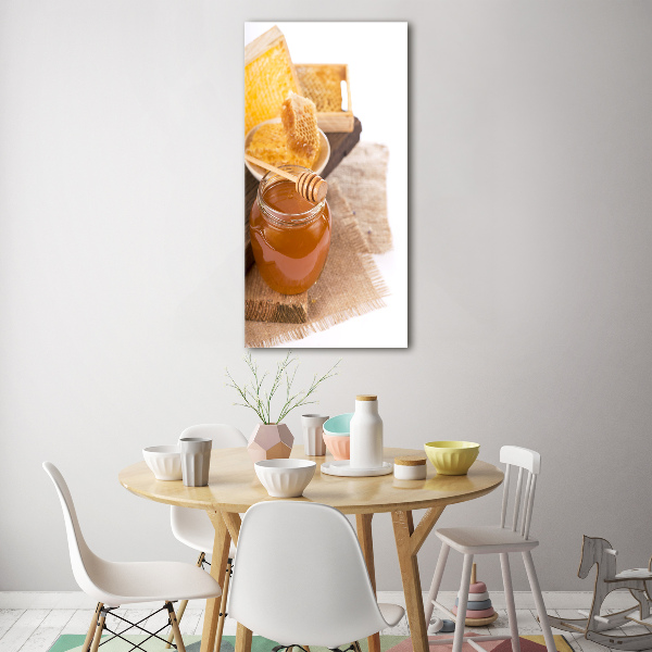 Verticale glasfoto Honingraten