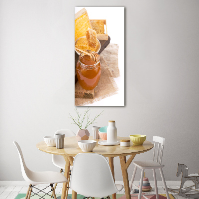 Verticale glasfoto Honingraten