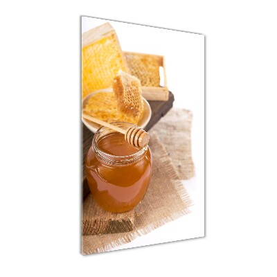 Verticale glasfoto Honingraten