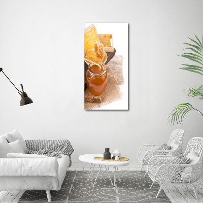 Verticale glasfoto Honingraten