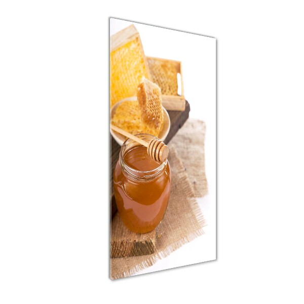 Verticale glasfoto Honingraten