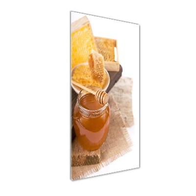 Verticale glasfoto Honingraten