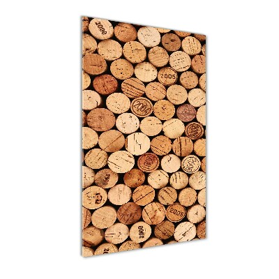 Verticale glasfoto Wijnkurken