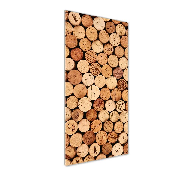 Verticale glasfoto Wijnkurken
