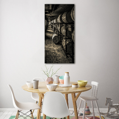 Verticale glasfoto Bourbonvaten