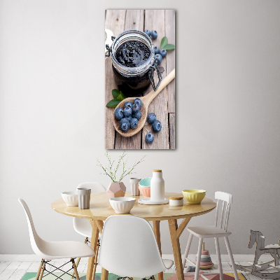 Verticale foto op glas Bosbessenjam