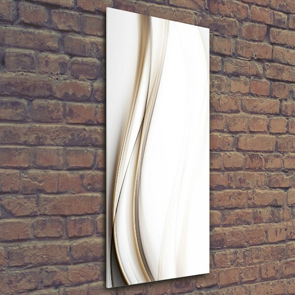 Verticale glasfoto Abstracte golf