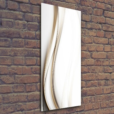 Verticale glasfoto Abstracte golf