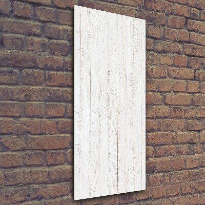 Verticale glasfoto Houten achtergrond