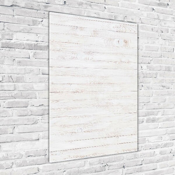Verticale glasfoto Houten achtergrond
