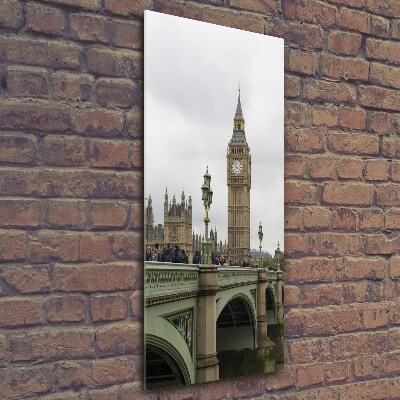 Verticale foto op glas Big Ben Londen