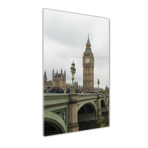 Verticale foto op glas Big Ben Londen