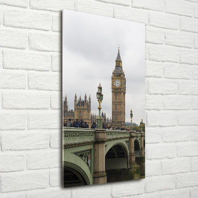 Verticale foto op glas Big Ben Londen