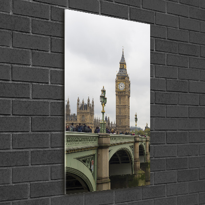 Verticale foto op glas Big Ben Londen